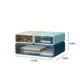 thumbnail image 3 of pstuiky Organizador de escritorio apilable con cajón organizador grande para papel estándar transparente apilable para oficina hogar y papelería., 3 of 6