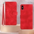 thumbnail image 6 of for iPhone X Case Wallet/iPhone Xs Case,Phone Case for iPhone 10,Card Holder Leather Stand Flip Cases,Wrist Strap, Closure,Shockproof Protective Cover for iPhone 10 X/XS (Red), 6 of 14