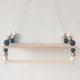 thumbnail image 5 of Estante de almacenamiento de muñecas de doble capa con cuentas de madera de alta gama de estilo nórdico, precio de habitación de niños, decoración de pared suave, 5 of 6