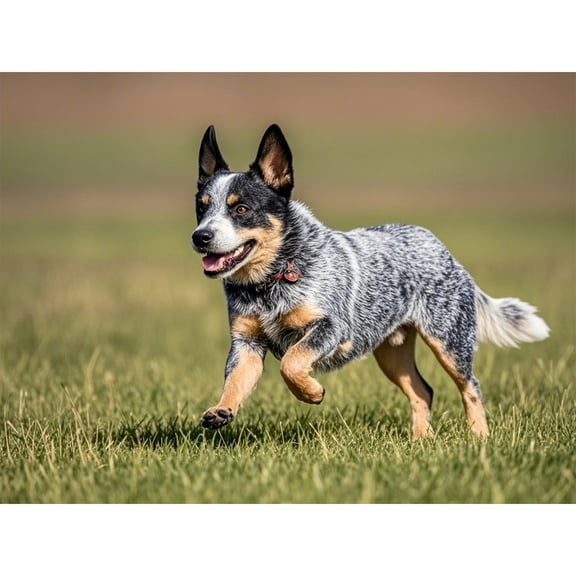 5D Diamond Painting DIY Kits Australian Cattle Dog Blue Heeler Diamond Art Full Round Drill Crystal by Number Mosaic Arts and Crafts for Living Room Home Wall Decor 12x16 inch / 30x40cm