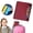 Red, variant on Lined Notebook With Pen & Sticky Tabs, 60 Sheets, Blue