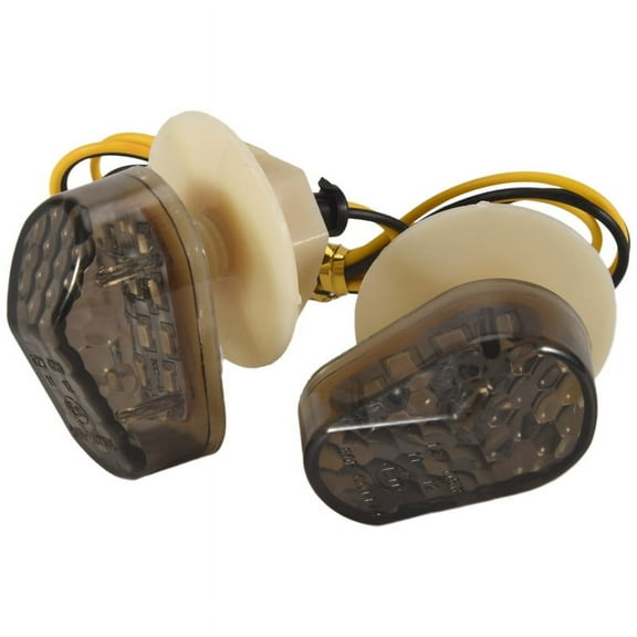 Motorcycle 2Pcs LED Mount Flush Blinker Tail Indicator Turn Signals Light for YZF R1 R6 R6 SFZ1S