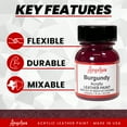 thumbnail image 2 of Angelus® Acrylic Leather Paint, 1 oz., Burgundy, 2 of 9