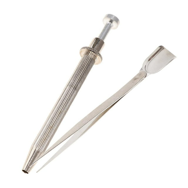 2 Unids / Set Pinza De Diamante Con Diamante 4 Sostenedor De Del Diente Herramienta De Recogida Grano Wodk Pinzas De Re BLESIY Recogida de cuentas de piedras preciosas