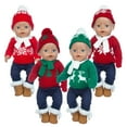 thumbnail image 4 of Limited Time Deal karymi Doll Christmas Costume Christmas Decorations Doll Costume Doll DIY Clothing Xmas Doll Clothes Christmas Doll Outfit Family Gifts Hottest Deals Summer Savings, 4 of 8