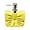 Yellow, variant on Ceramic Bowtie Shape Bottle, Bowtie Soap Dispenser, Ceramic Bowtie Shape Hand Sanitizer Bottle, Lotion Pump Bottle, Refillable Soap Dispenser, for Bathroom Kitchen Countertop(Pink)