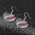 thumbnail image 3 of Pendientes de gancho shaofei con diseño de diamantes de imitación en Forma de corazón y estrella, 3 of 3