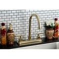 thumbnail image 2 of Kingston Brass Claremont Double Handle 8" Kitchen Faucet, 2 of 3