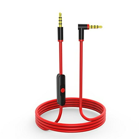 

Haoos New 2.0 Version Replacement Cable Cord Extension with Talk Control (Red)