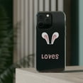 thumbnail image 3 of DistinctInk Clear Case for Apple iPhone 13 Pro MAX (6.7" Screen) - Some Bunny Loves Me - Rabbit, 3 of 9