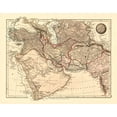 thumbnail image 2 of Arrowsmith 18x15 Gold Ornate Wood Framed with Double Matting Museum Art Print Titled - Middle East Persia Arabia - Arrowsmith 1825, 2 of 4