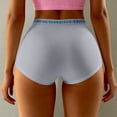 thumbnail image 2 of Xijirk Panties for Women,Valentine Floral Print Underwear Soft Stretch Bikini Panties Comfortable Breathable Briefs for Everyday Casual Wear,Womens Underwear,Grey,XL, 2 of 4