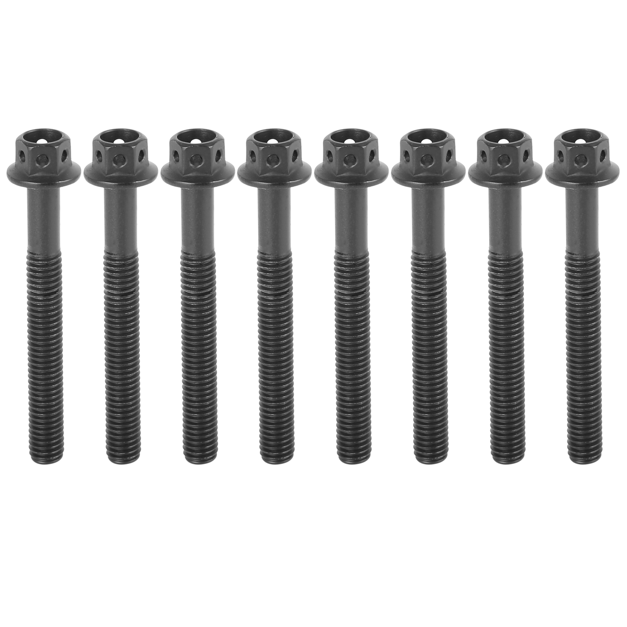 8pcs M6x50 Motorcycle Bolt Screw Hexagon Socket Cap Button Bolt Nuts
