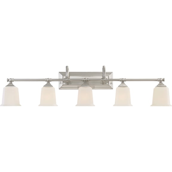 Nicholas 5-Light Brushed Nickel Vanity Light