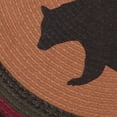 thumbnail image 5 of VHC Brands Wyatt Stenciled Bear Jute Rug Half Circle w/Pad 16.5x33, 5 of 5