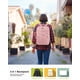 thumbnail image 2 of Mochila de viaje Capolo Waterproof para mujer y hombre 20L Rosa, 2 of 7