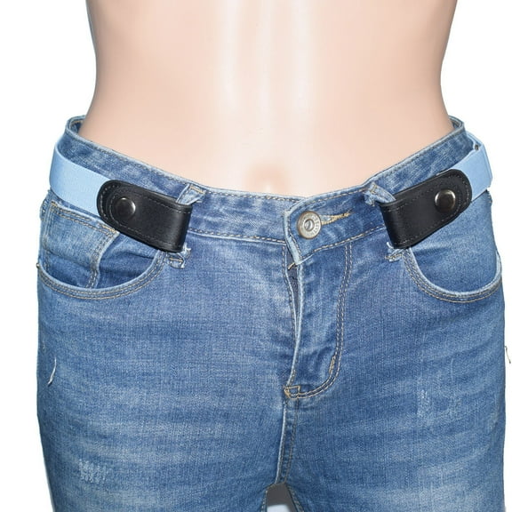 No Buckle Invisible Elastic Belt for Adults and Kids Jeans No Bulge Design