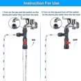 thumbnail image 5 of Kit de cambiador de agua automático para acuarios, adaptador de grifo, bomba de cambio de agua, herramientas de limpieza, limpiador de peceras, 5 of 5