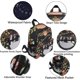 thumbnail image 2 of Mochila de verano con diseño floral de perezoso tropical para niños, niñas y niños, divertida mochila con diseño de hojas de palma y correa para el pecho, minimochilas escolares primarias duraderas, 2 of 4