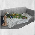 thumbnail image 6 of Letter a Soft Flannel Fleece Throw Blanket, Tree Star from Winter Celebrationsngel Mini Stars Letter Font Concept, Cozy Plush for Indoor and Outdoor Use, 50" x 60", Multicolor, by Ambesonne, 6 of 6