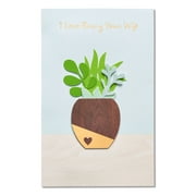 American Greetings Succulent Father's Day Card for Husband with Foil