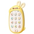 thumbnail image 3 of Phone Toys,Musical Baby Phones Toy Sound Effects Toys,Toddlers Phone Electronic Learning Smartphone,Children Interactive Educational Learning toys,Early Learning Education Light Up Sunnimix Juguetes de teléfono, 3 of 8