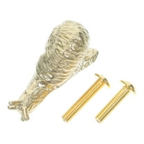 OUNONA Brass Snail Drawer Pulls Handles Antique Knobs Vintage Hardware Decorative Cabinet Door for Dresser Furniture Drawers Kitchen Cabinet Hardware