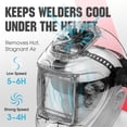 thumbnail image 2 of Casco de soldadura YESWELDER de oscurecimiento automático con ventilador recargable, 2 of 9