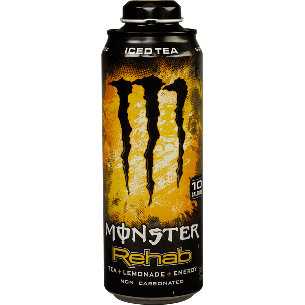 Monster Rehab, Tea + Lemonade Cap Can, 24 Fl Oz, 12 Count - Walmart.com ...