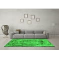 thumbnail image 3 of Ahgly Company Indoor Rectangle Abstract Green Modern Area Rugs, 8' x 10', 3 of 4