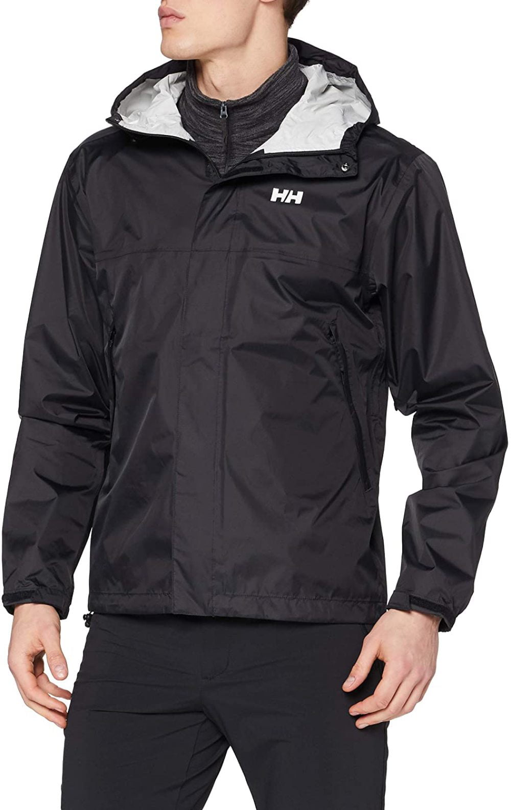 Helly Hansen Loke Lightweight Hooded Waterproof Windproof Breathable Rain Coat Jacket