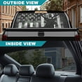 thumbnail image 6 of Pzuqiu Truck Rear Window Decal with Camo Flag Deer, Perforated Car Rear Windshield Sunshade for Most Pickup Trucks, 66.9 x 22.4 Inches, 6 of 8