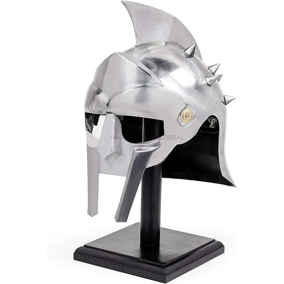 The Great Mini Gladiator Maximum Medieval Helmet (With Black Base)