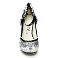 thumbnail image 4 of 453-LACEY, 4" Heel Glitter Shoe, 4 of 6