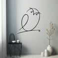 thumbnail image 2 of LaModaHome Exclusive Owl Line Art Metal Wall Decor – Durable & Artistic Metal Wall Art for Home and Office Decor, Perfect for Any Interior Design Aesthetic, 2 of 5