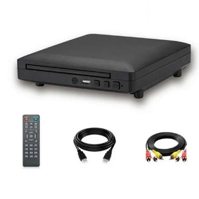 Portable DVD Player External USB and -Compatible Port Support CD VCD DVD Disc Used in Home Travelling RV EU Plug