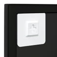 thumbnail image 5 of vidaXL Wall Mirror Black 80x60 cm Metal, 5 of 5