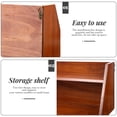 thumbnail image 3 of Miangastore Étagère de Bureau Simple Support de Rangement Brun Lot de 1 12X6.3X5.5In, 3 of 8