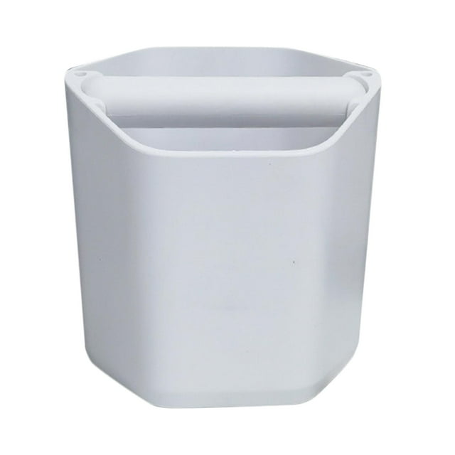 GUOOL Coffee Knock Box Shock Absorbent Knock Boxes for Kitchen Espresso Restaurant white