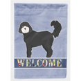 thumbnail image 1 of Carolines Treasures CK3729CHF Black Cockapoo Welcome Flag Canvas House Size, 1 of 4