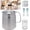 68Oz-B, variant on Oil Filter Pot, Stainless Steel Oil Filter Vessel, Stainless Steel Mini Deep Fryer with Detachable Strainer, 1.5L/2L Basket and Lid, 3 in 1 Frying Pot, Stovetop Fryer for Home Kitchen