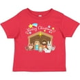 thumbnail image 3 of Inktastic Merry Christmas Cute Nativity Scene Boys or Girls Baby T-Shirt, 3 of 5