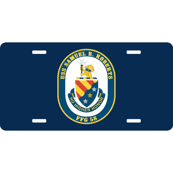Navy USS Samuel B License Plate