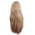 thumbnail image 3 of Beauos Clearance Fashion Long Wigs Women Wavy Hair Gold Full + Fashion Sexy Wig Synthetic Cap Wig, Wigs for Women Clearance Sale, 1 Wig, 1 Hair Net, 3 of 9
