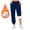 Navy, variant on Women's Fleece Lining Leggings - Knit Slim-Leg Tight Yoga