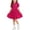 Purple A5, variant on Antinious Girls Check Collar Short Sleeve School Uniform Casual Trendy Wear Dress