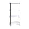 thumbnail image 2 of Dormitory Storage Shelf,  Acrylic Multi Layer Storage Shelving Unit  for Home 3 Layers 62x37x20.5cm,4 Layers 86.2x37x20.5cm, 2 of 7