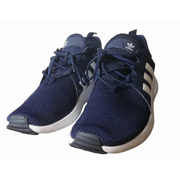 Ad-id-as X_PLR Men's Boys Shoes Sneakers Collegiate Navy White Lace Up Size 6