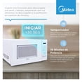 thumbnail image 2 of Microondas Midea 0.7 Pies Cúbicos Blanco, 2 of 4