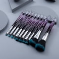 thumbnail image 3 of 5-10pcs Crystal Pro Makeup Brushes Set Powder Face Foundation Eyeshadow Eyebrow Lip Woman Makeup Kit Maquillaje Beauty 10pcs style 7, 3 of 6